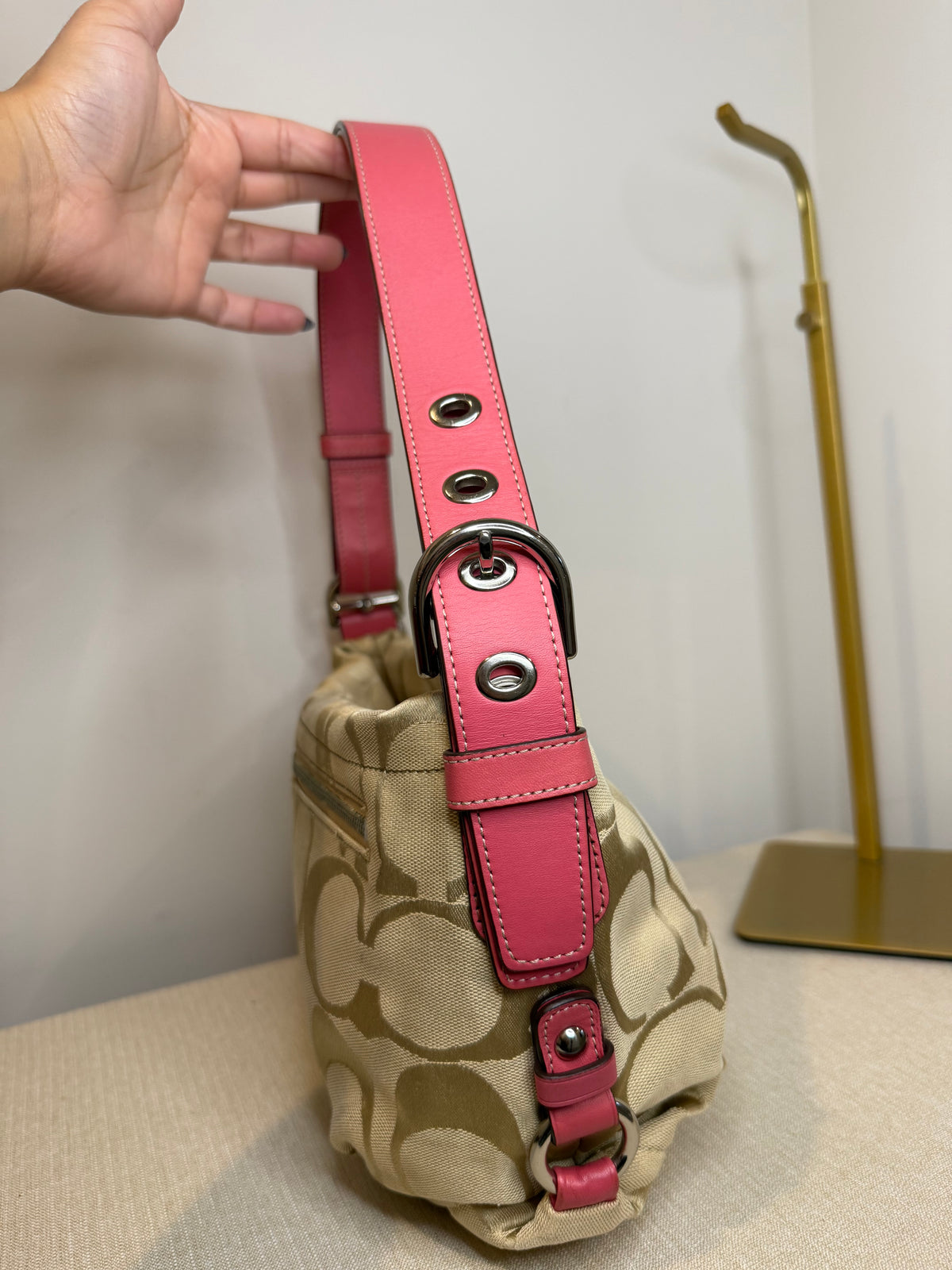 Pre-owned Coach Pink Carly Shoulder bag 2010
