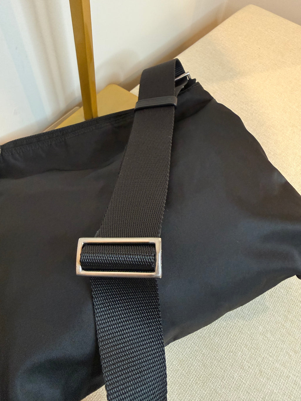 Pre-owned Prada Black Nylon Crossbody Bag