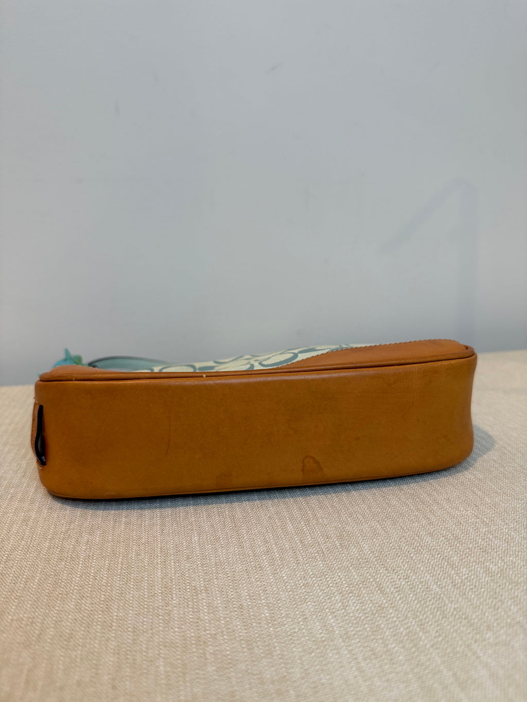 Pre-owned Coach Light Blue Demi Shoulder Bag 2004 Vintage