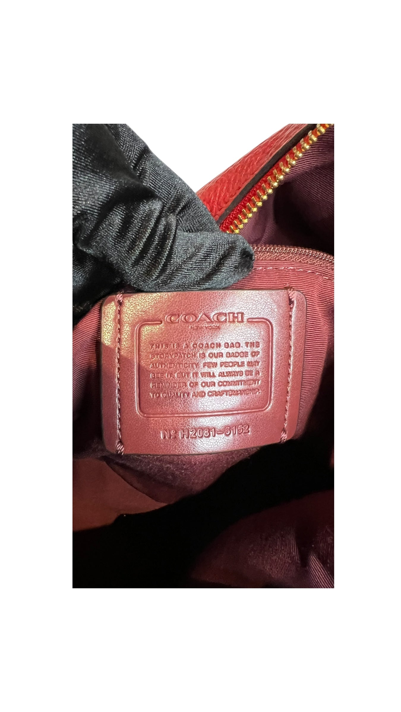 Pre-owned Coach red leather shoulder/crossbody bag 2020