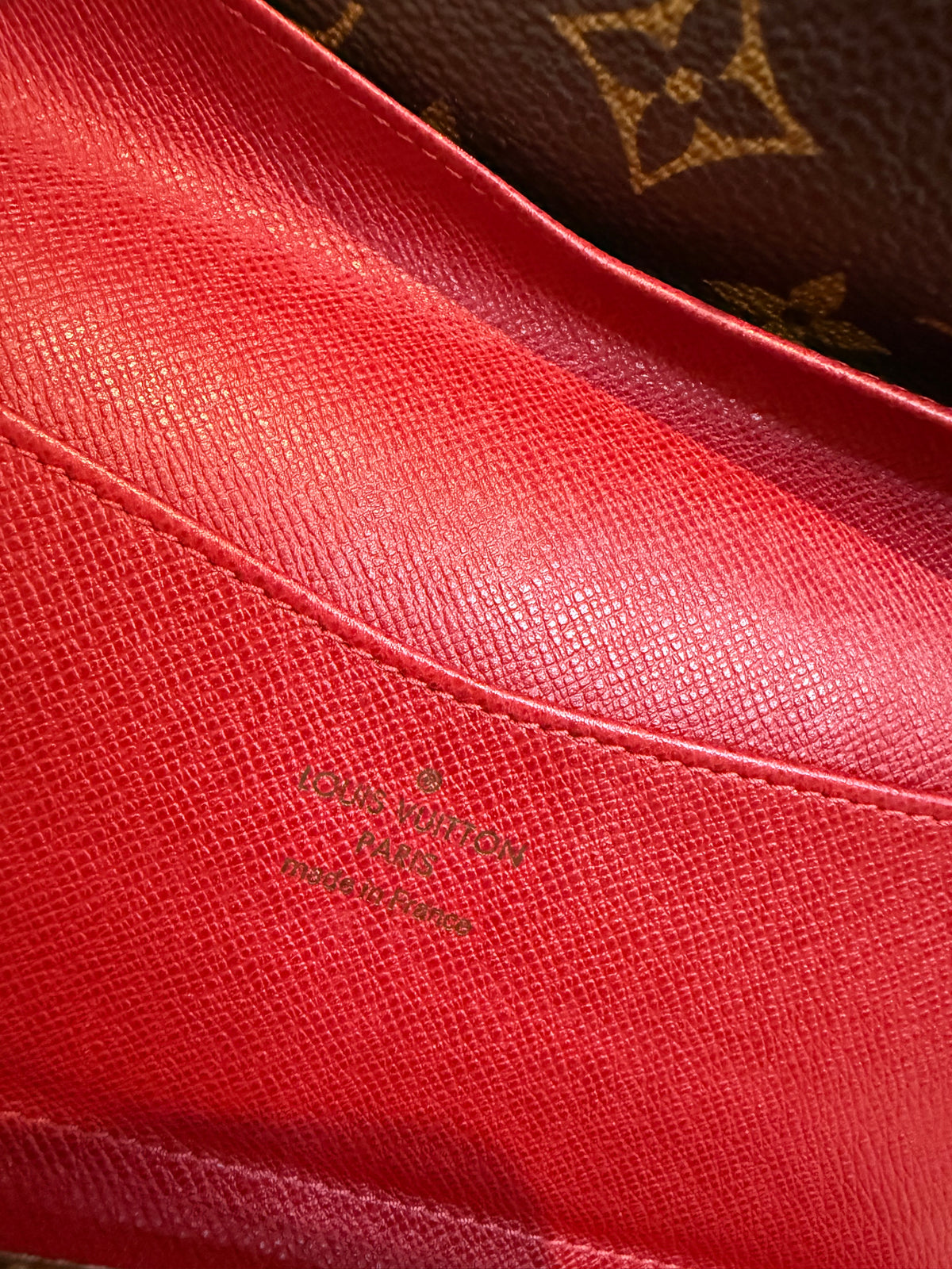 Pre-owned Louis Vuitton Canvas Josephine Wallet 2012