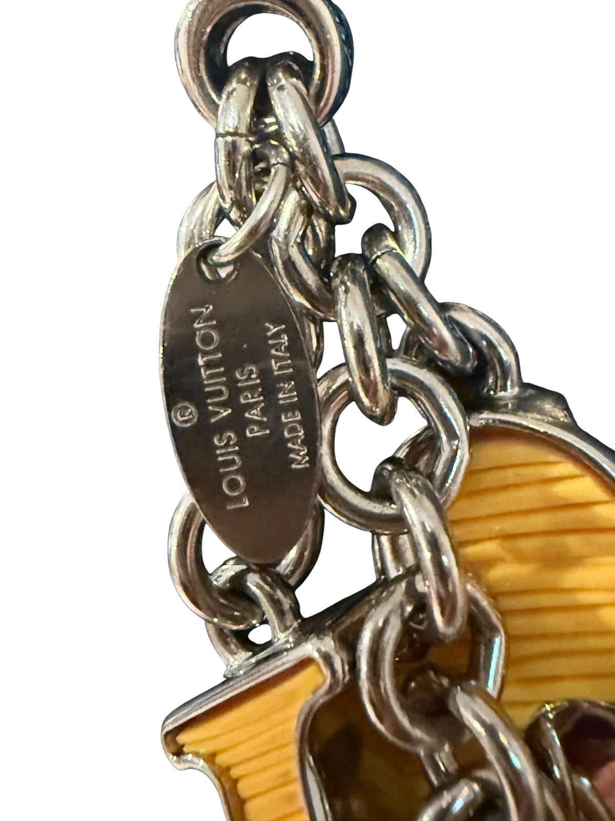Pre-Owned Louis Vuitton Large Epi Yellow Bag charm