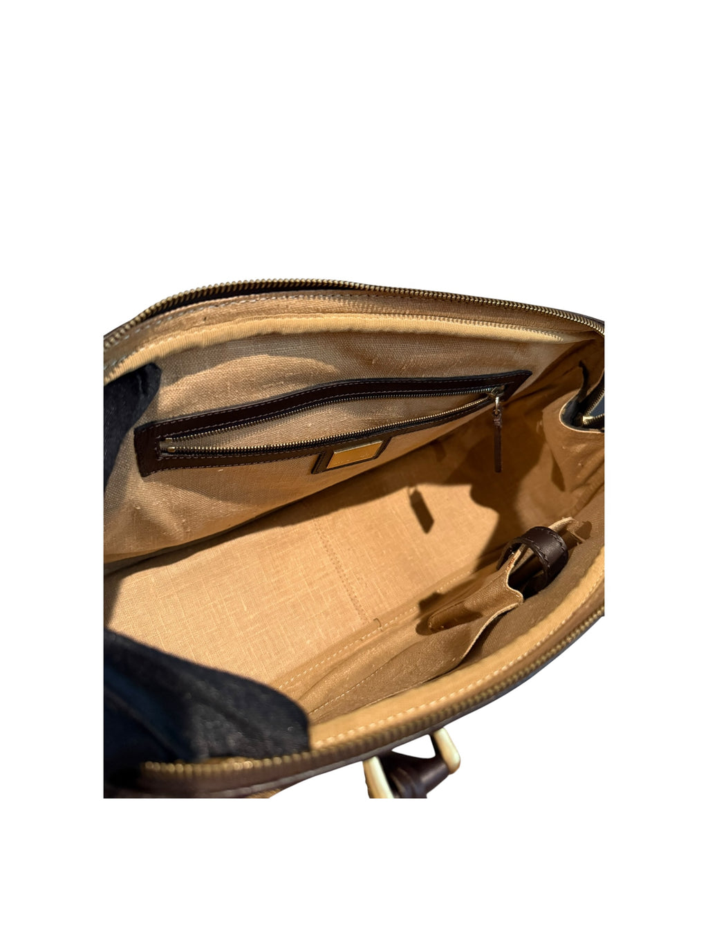 Pre-owned Fendi Zucca Boston bag