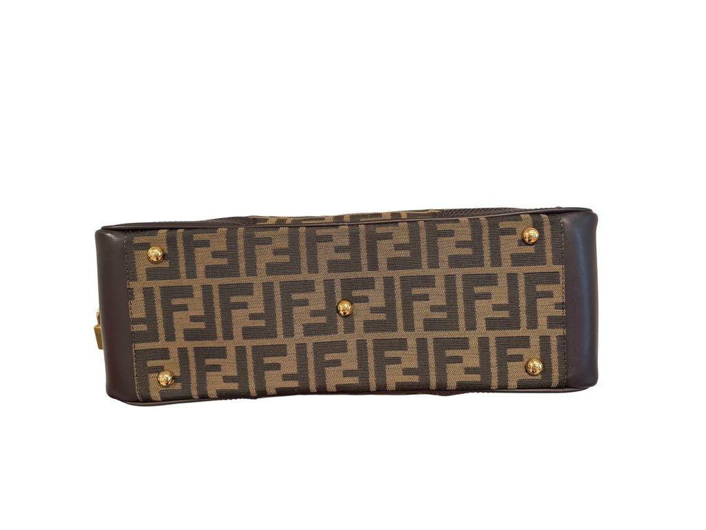 Pre-owned Fendi Zucca Boston bag