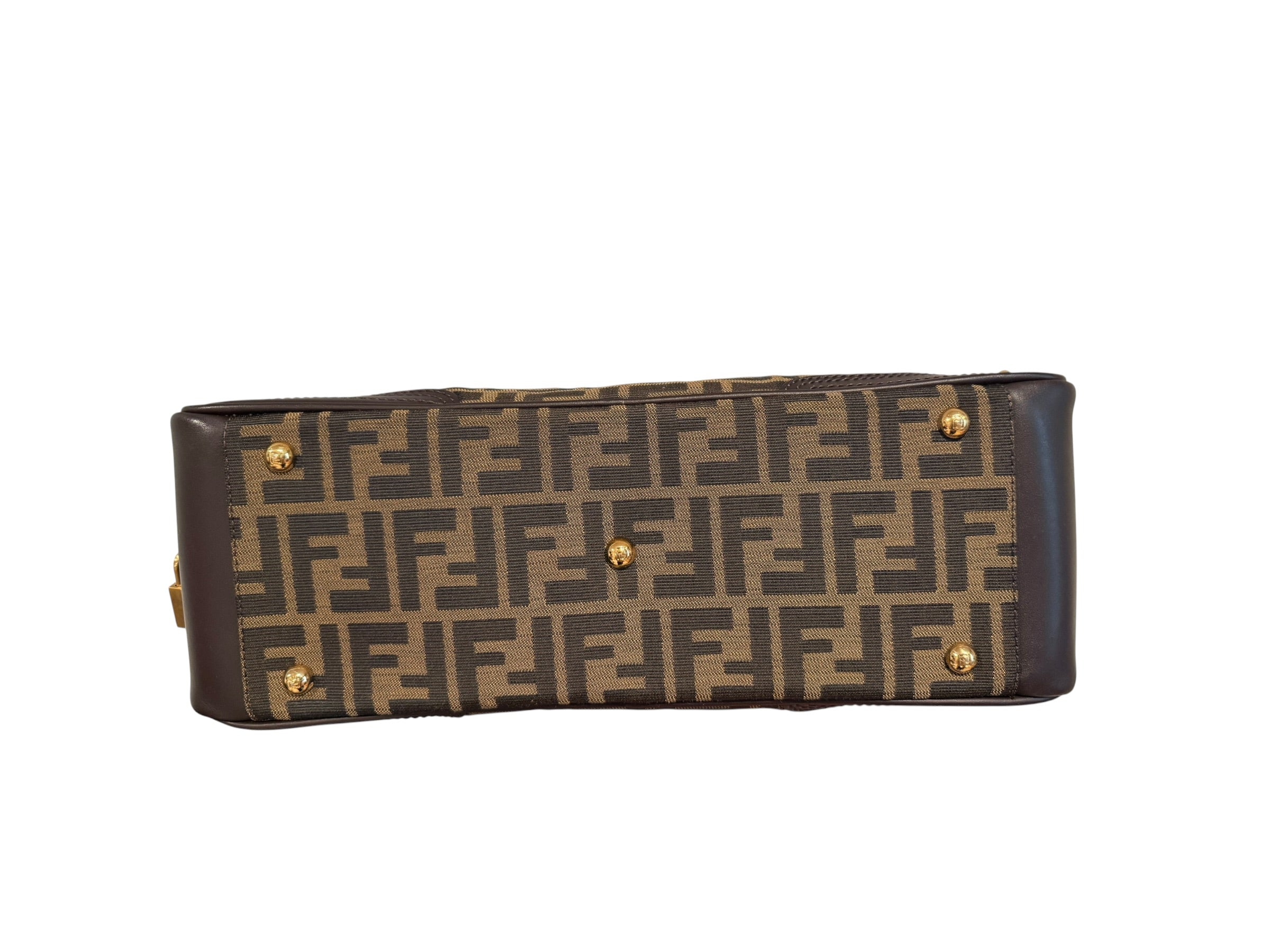 Pre-owned Fendi Zucca Boston bag