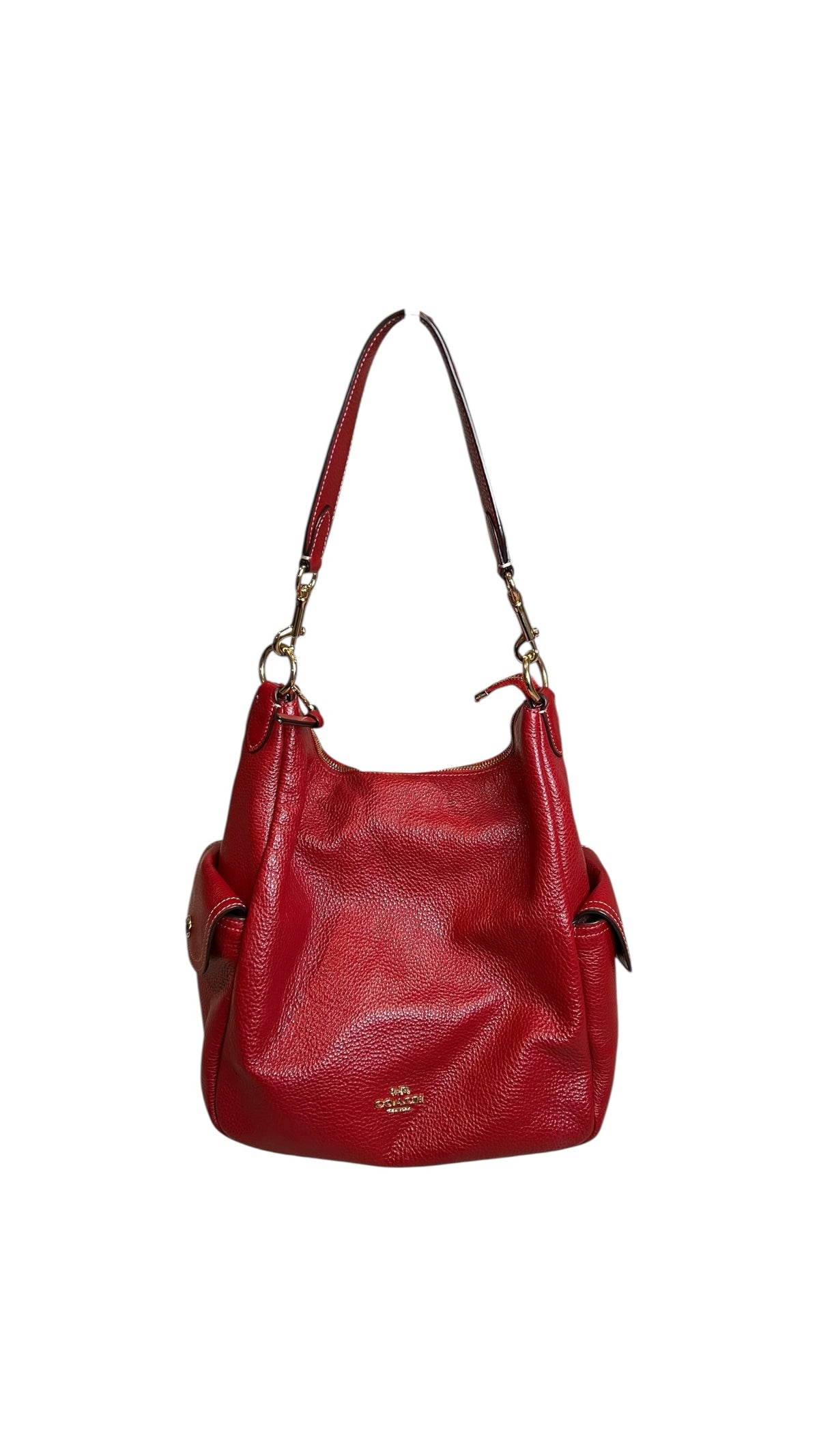 Pre-owned Coach red leather shoulder/crossbody bag 2020