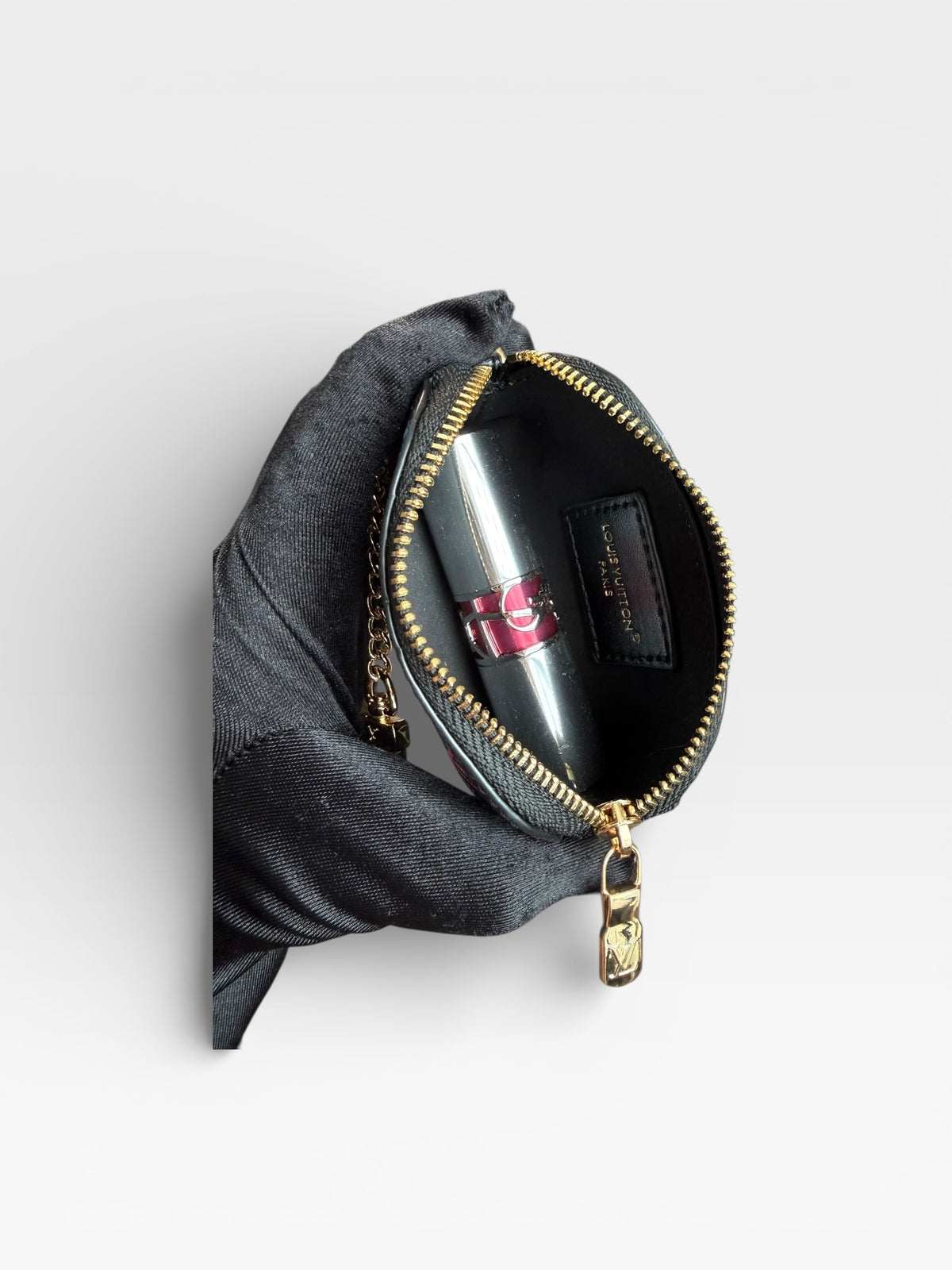 INSPIRED Black Multicolor Mini lipstick holder