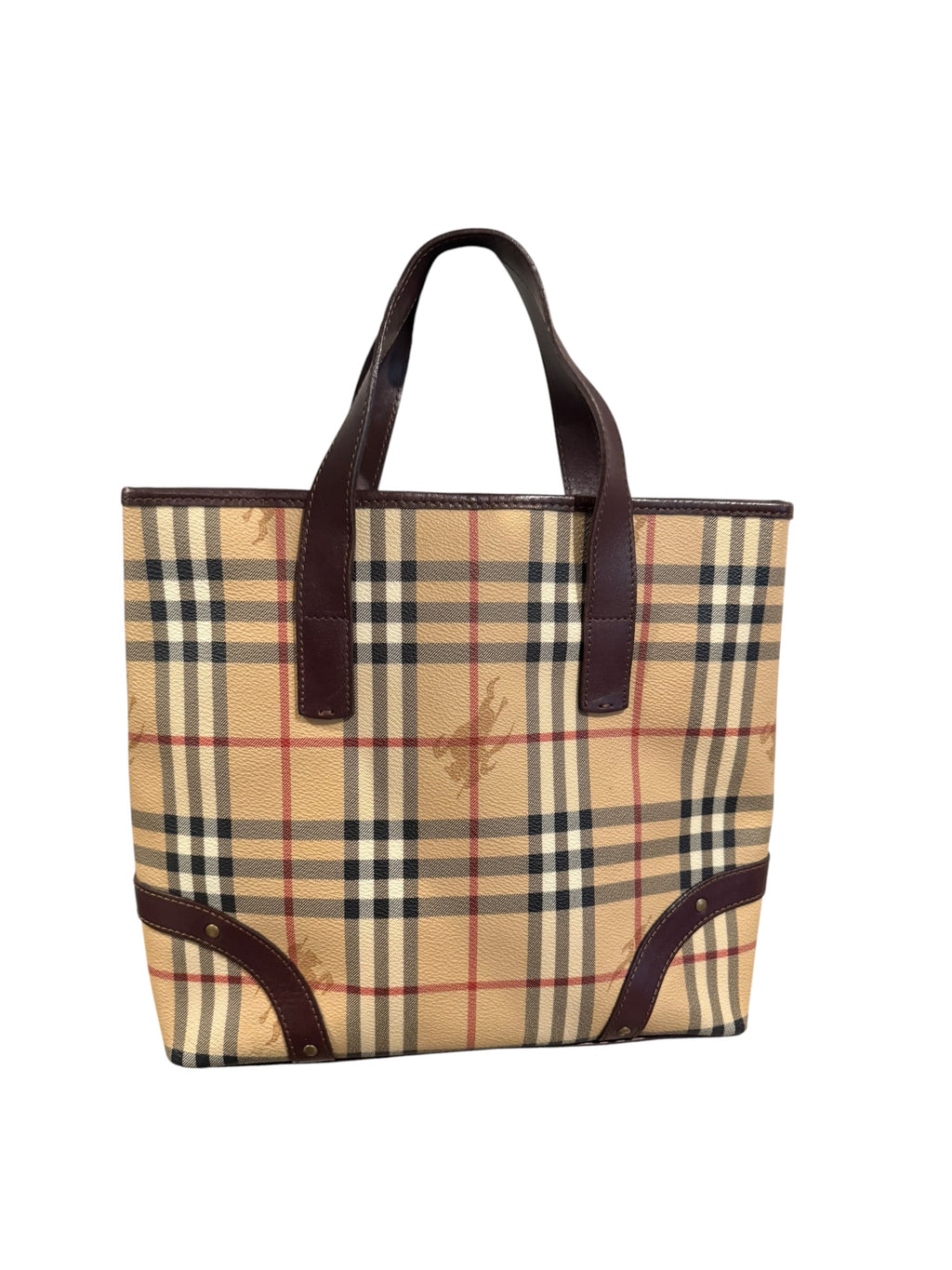 Pre-owned Burberry Novacheck tote bag