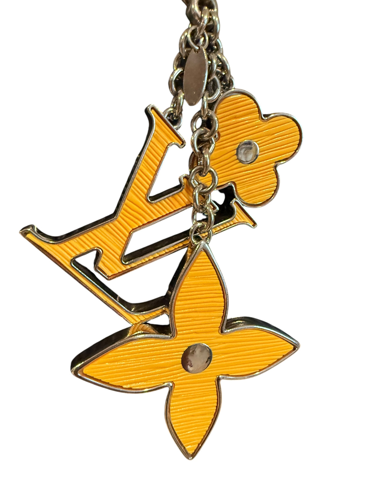 Pre-Owned Louis Vuitton Large Epi Yellow Bag charm