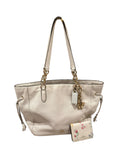 Pre-owned Coach leather White Ellie tote bag with wallet 2019