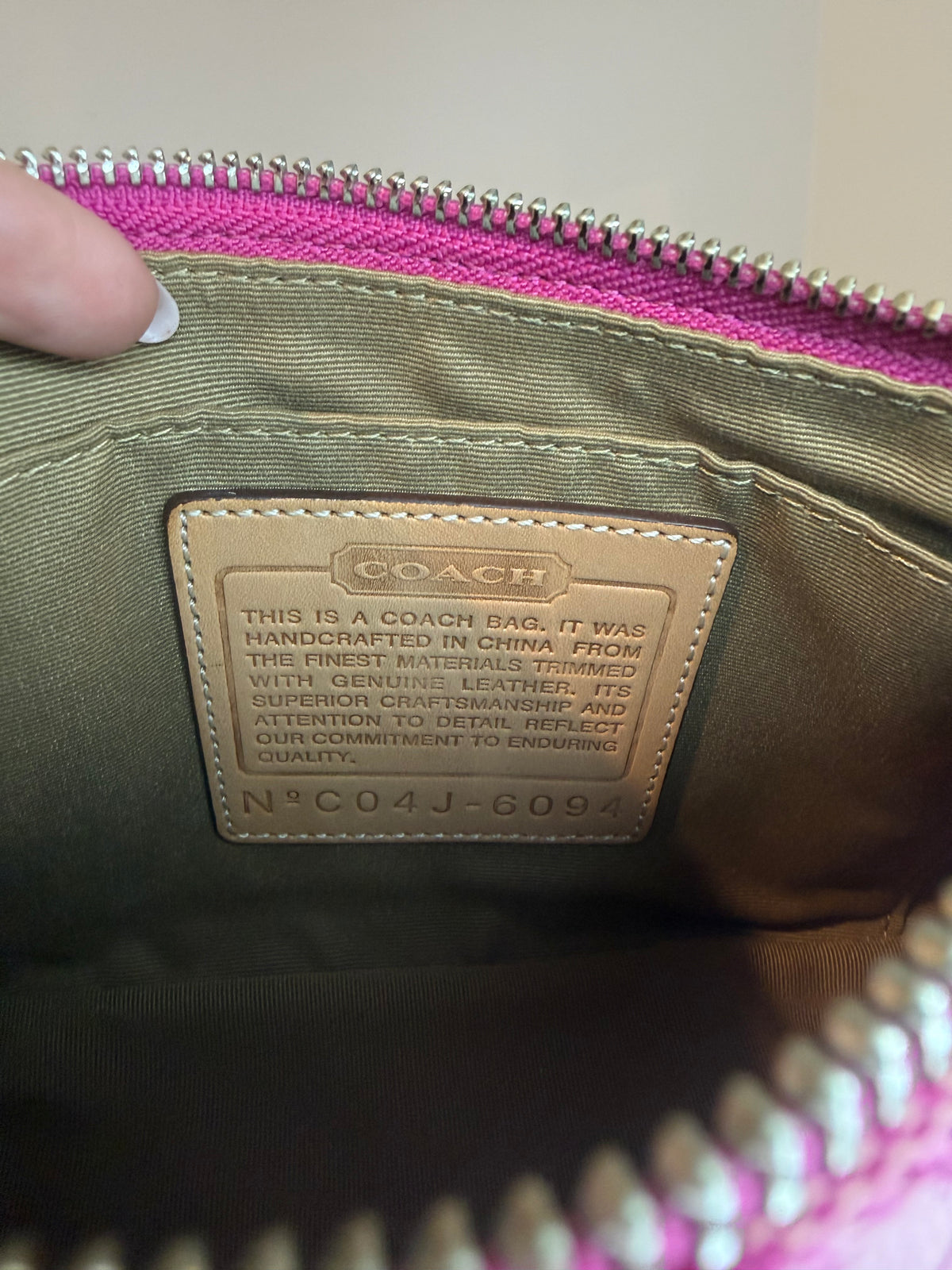 Pre-owned Coach Barbie Pink Demi Shoulder Bag 2004 Vintage