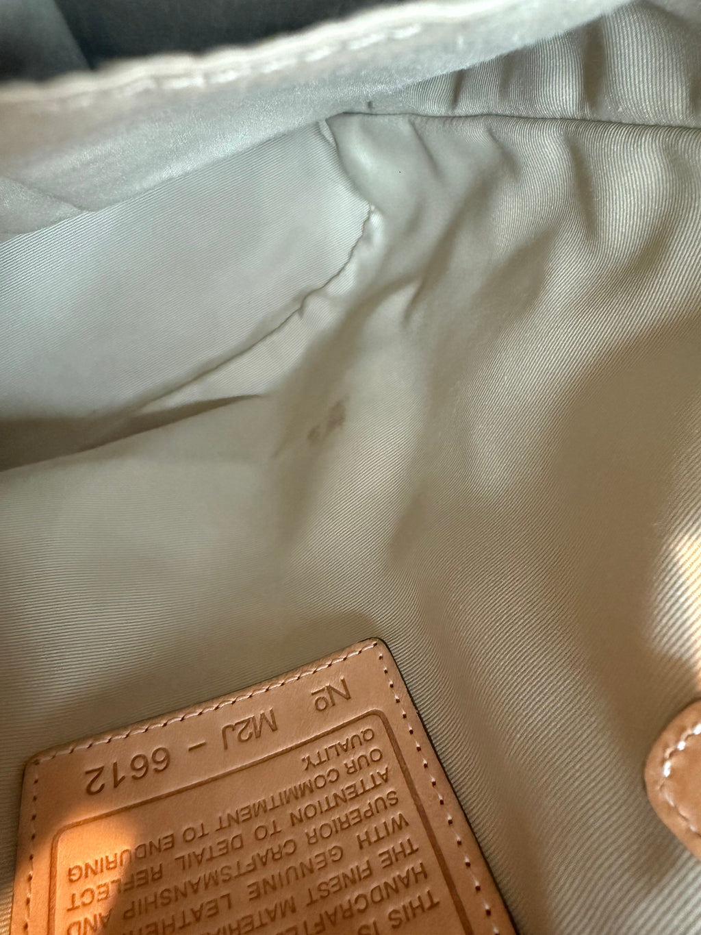 Pre-owned Coach Canvas Pink and Grey Bucket Shoulder Bag 1990s