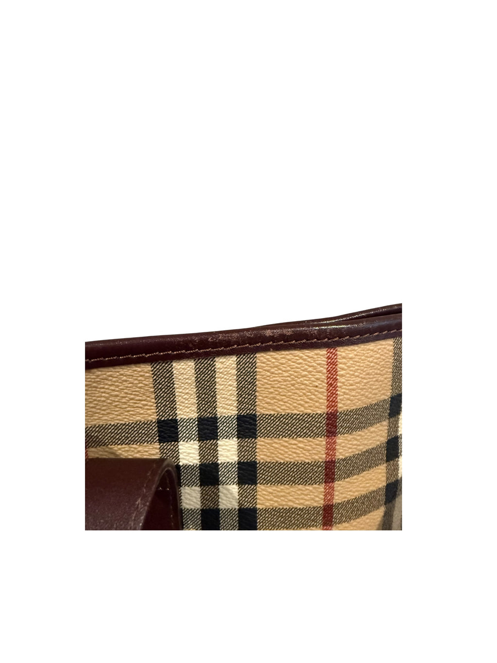 Pre-owned Burberry Novacheck tote bag