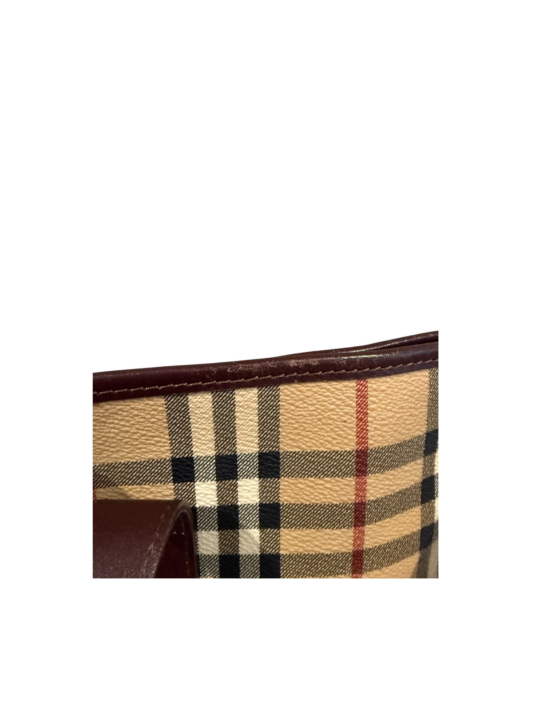 Pre-owned Burberry Novacheck tote bag