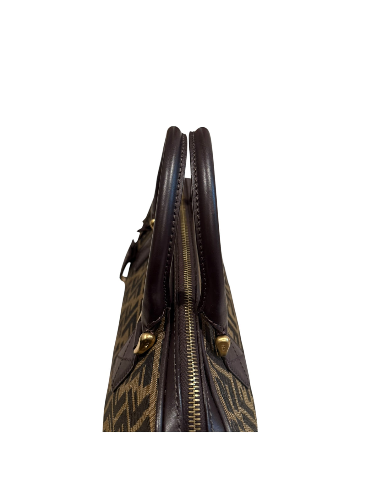 Pre-owned Fendi Zucca Boston bag