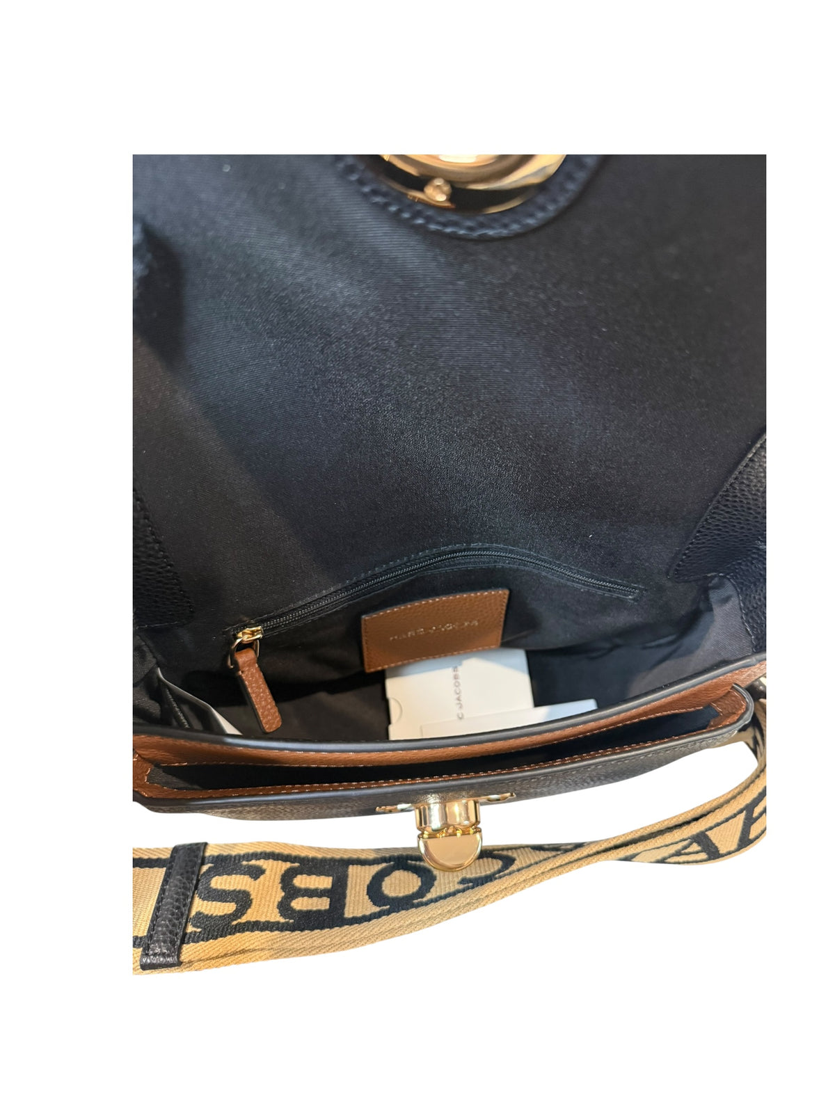 *NEW WITH TAGS* Marc Jacobs Leather Two Toned Crossbody Saddle Bag