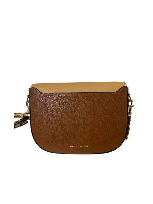 *NEW WITH TAGS* Marc Jacobs Leather Two Toned Crossbody Saddle Bag