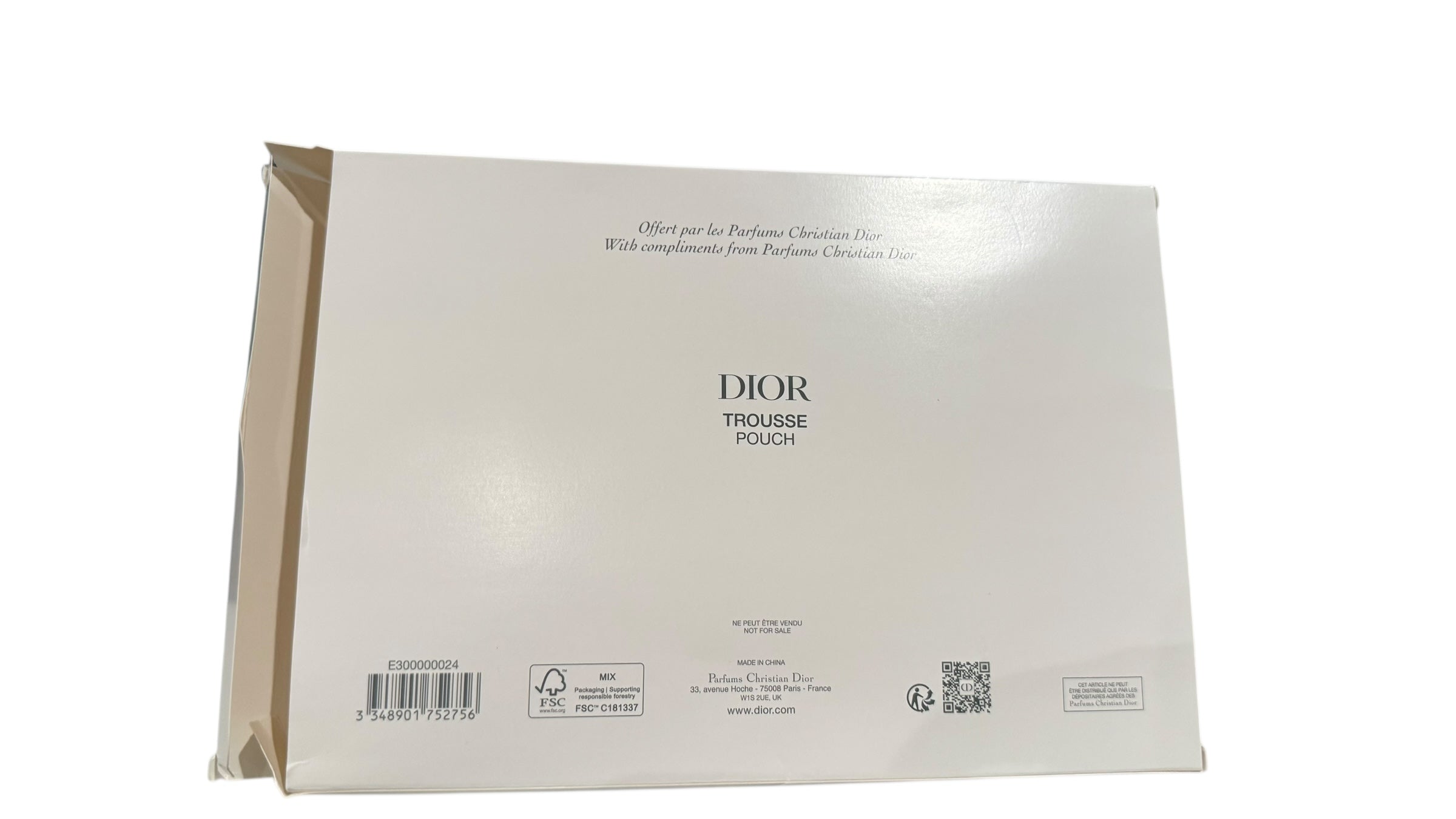 Dior Cosmetic Pouch with Box, New