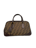 Pre-owned Fendi Zucca Boston bag