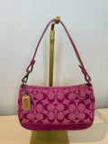 Pre-owned Coach Barbie Pink Demi Shoulder Bag 2004 Vintage