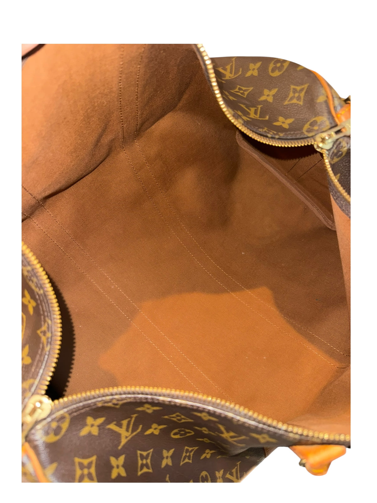 Pre-owned Louis Vuitton Monogram Keepall Bandouliere 50 1990