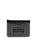 Pre-owned Louis Vuitton Inside out pouch MM Black and white