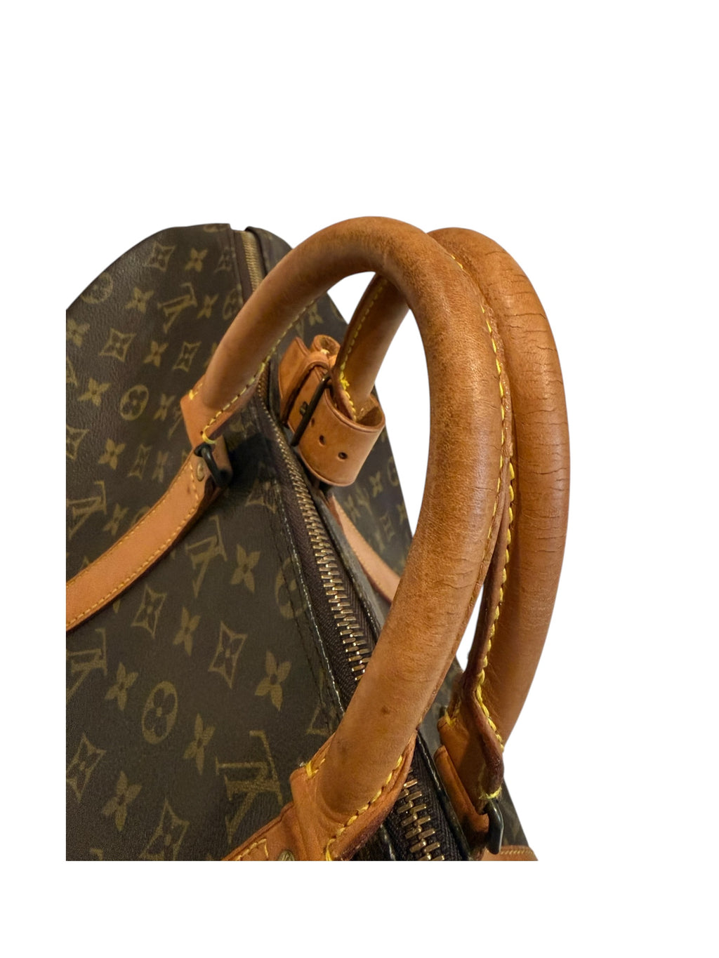 Pre-owned Louis Vuitton Monogram Keepall Bandouliere 50 1990