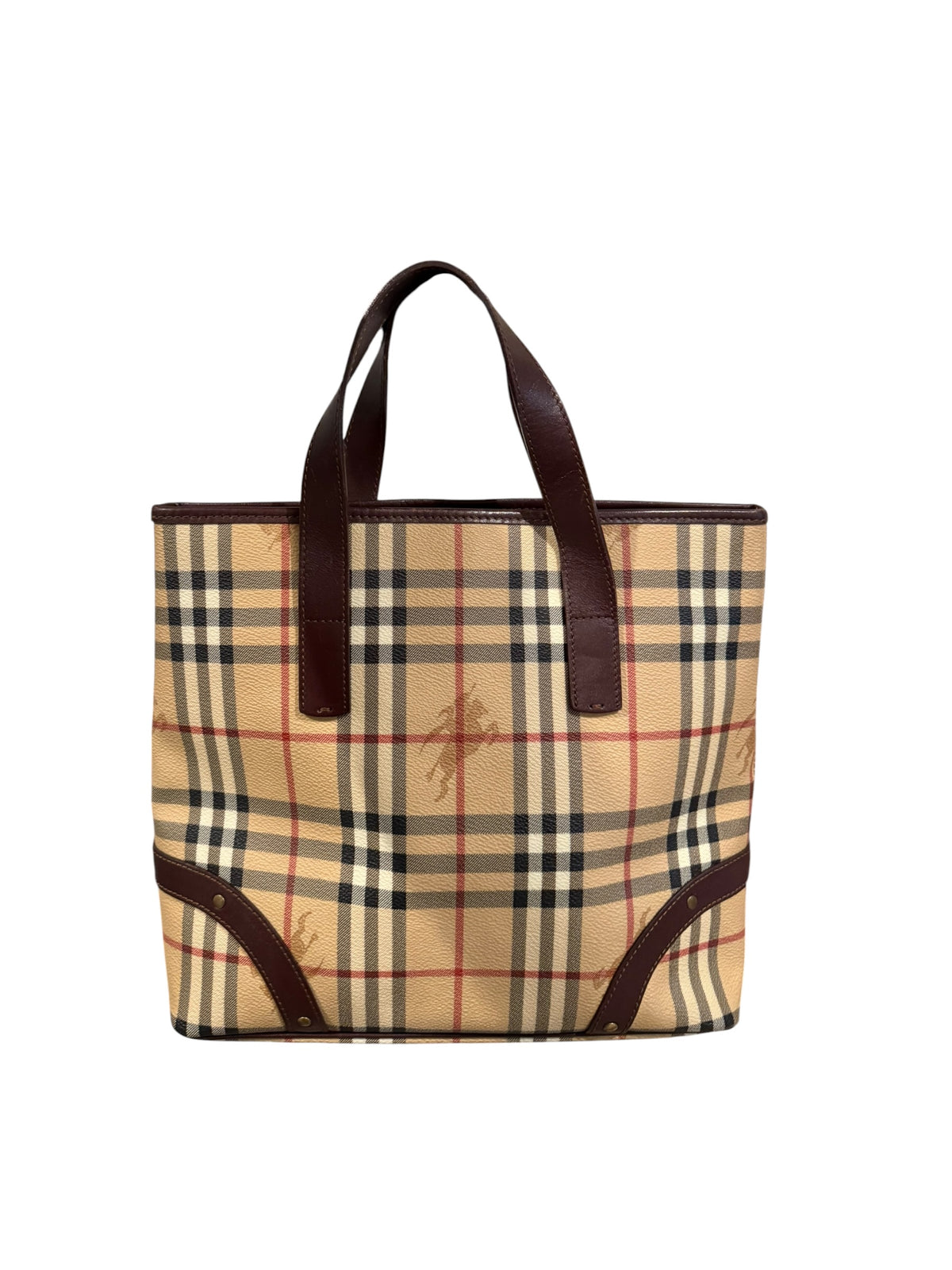 Pre-owned Burberry Novacheck tote bag