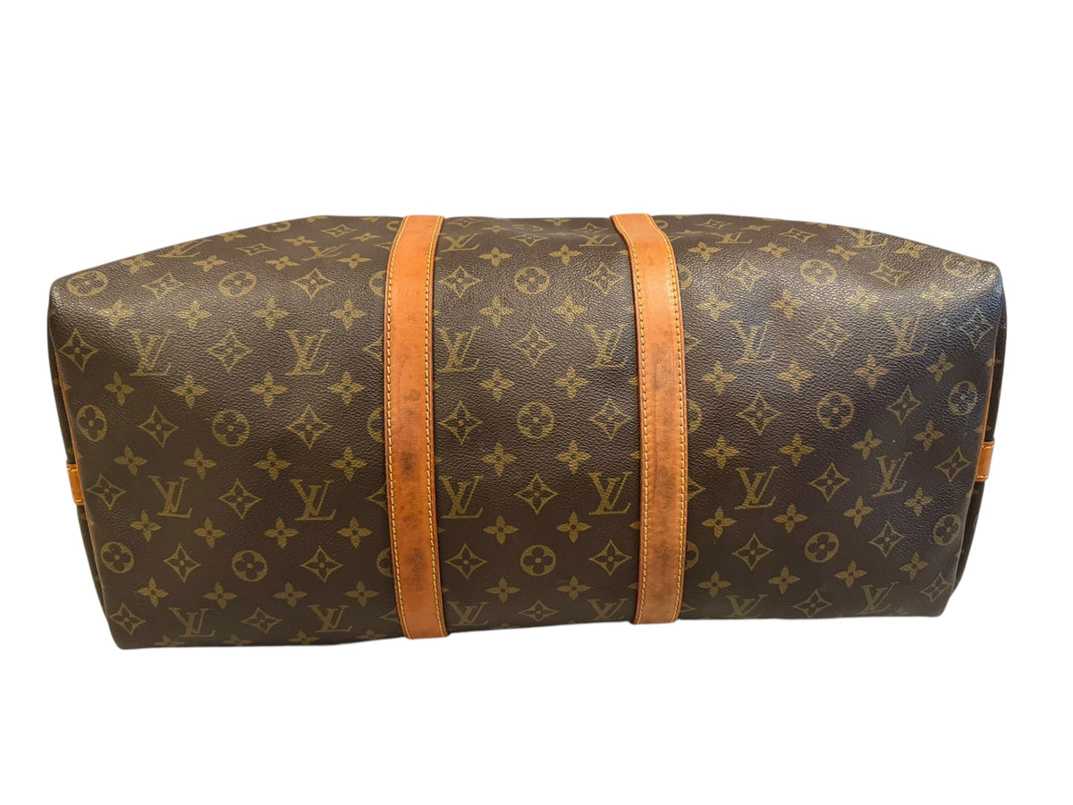 Pre-owned Louis Vuitton Monogram Keepall Bandouliere 50 1990