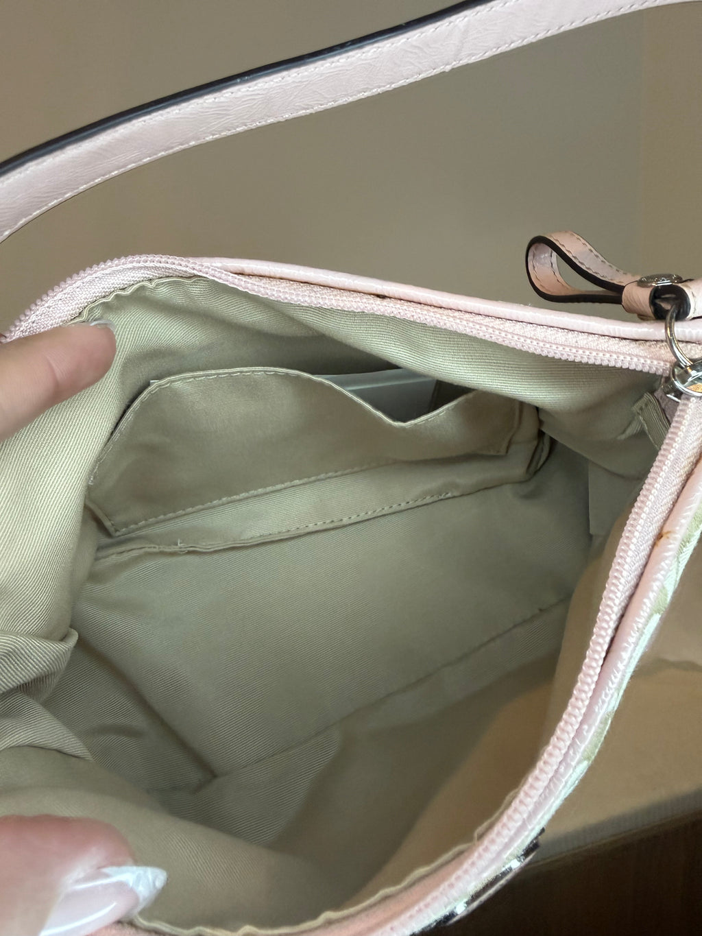 Pre-owned Coach Canvas Pink Mini shoulder bag