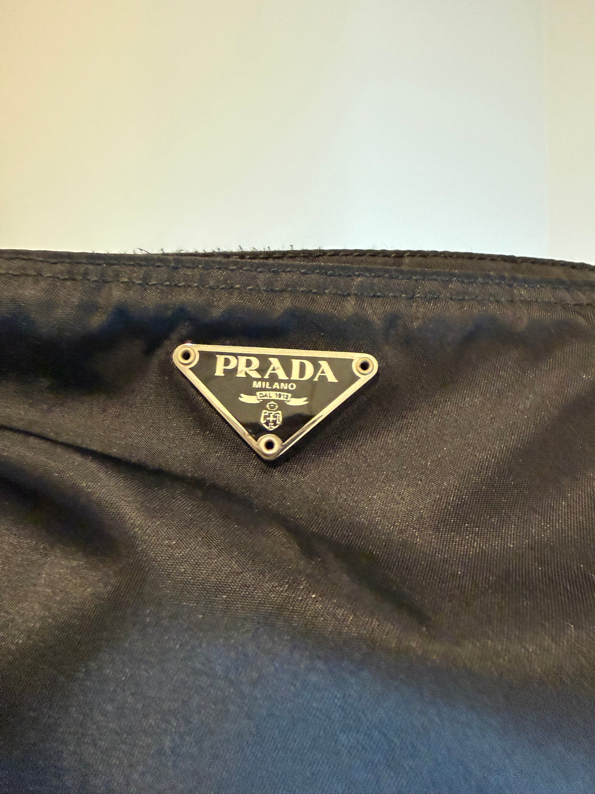 Pre-owned Prada Black Nylon Crossbody Bag