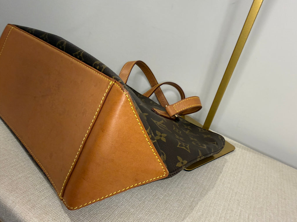 Pre-owned Louis Vuitton monogram Cabas piano shoulder bag 2001