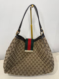 Pre-owned Gucci Brown GG canvas New Ladies Hobo Bag