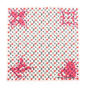 Pre-Owned Louis Vuitton Monogram Silk Scarf Pink and White