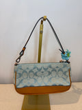 Pre-owned Coach Light Blue Demi Shoulder Bag 2004 Vintage