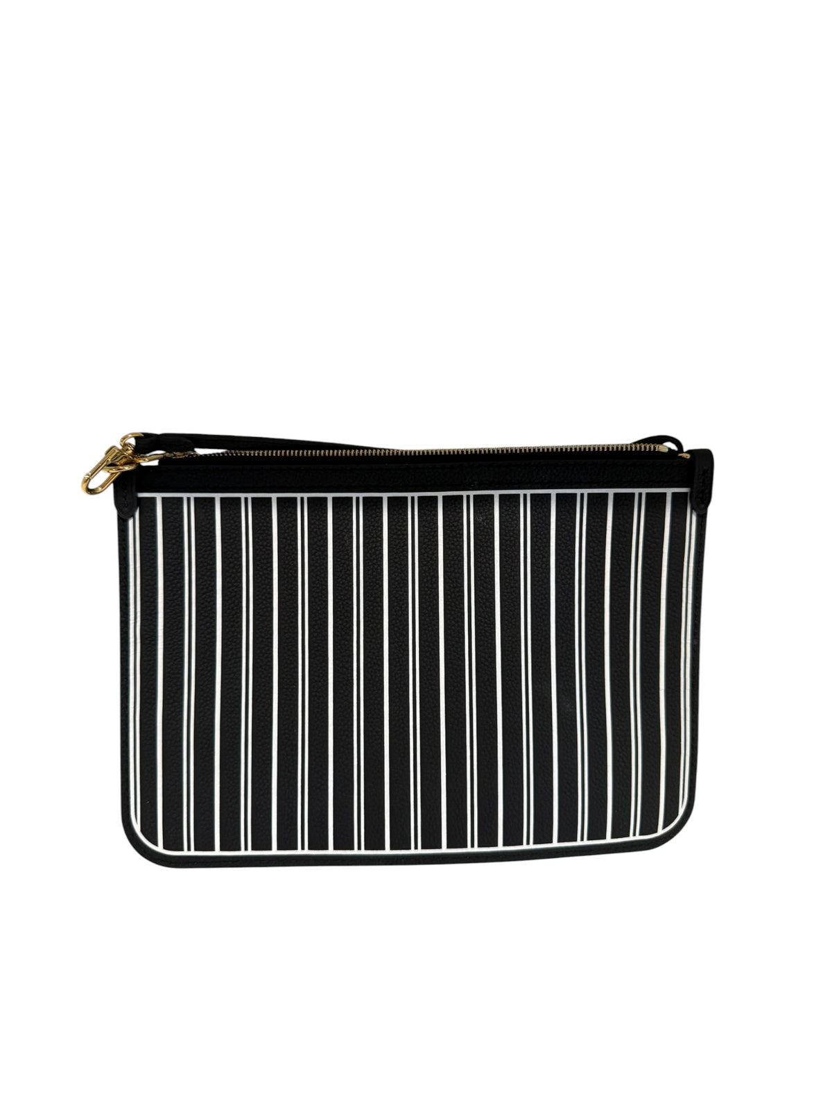 Pre-owned Louis Vuitton Inside out pouch MM Black and white