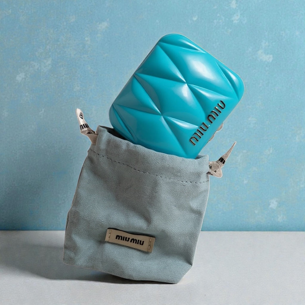 Miu Miu Blue Gift with Purchase double sided mirror, No Box