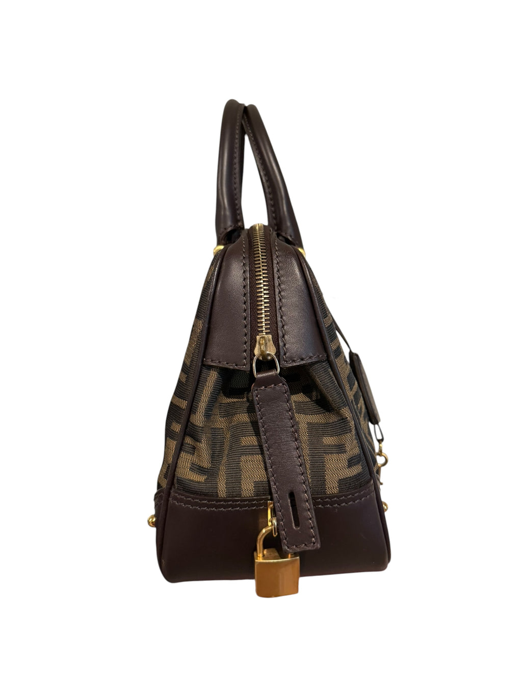 Pre-owned Fendi Zucca Boston bag