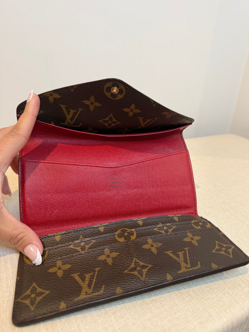 Pre-owned Louis Vuitton Canvas Josephine Wallet 2012
