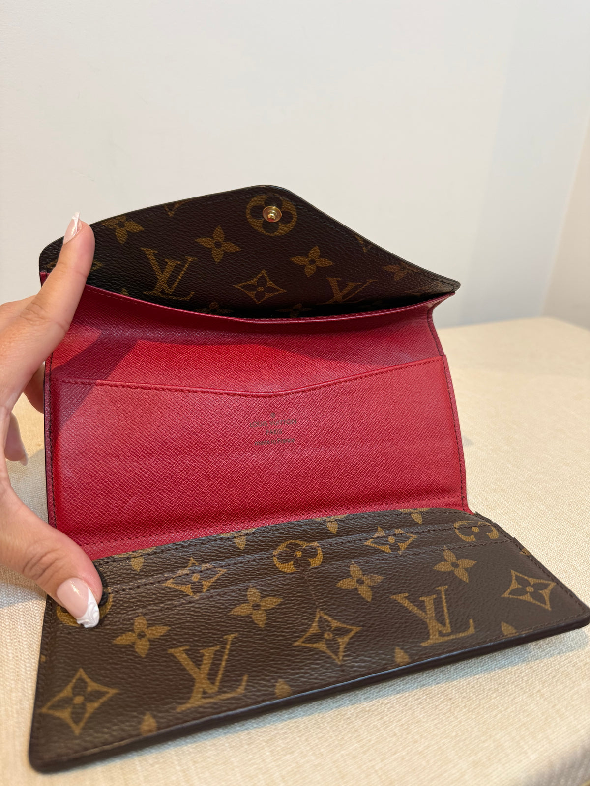 Pre-owned Louis Vuitton Canvas Josephine Wallet 2012