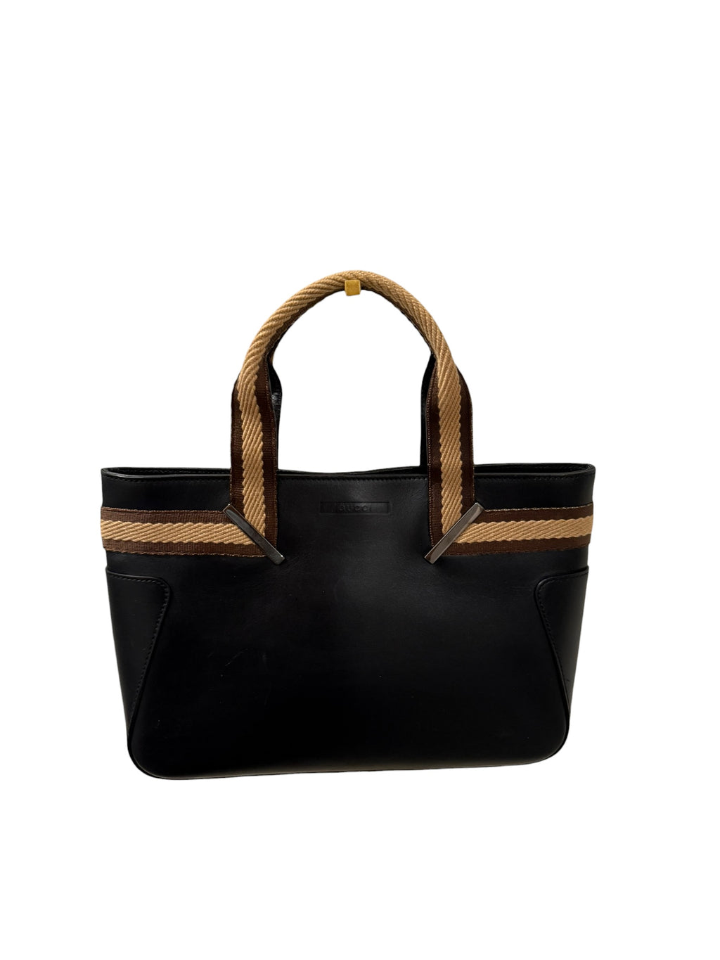 Pre-owned Gucci leather Mini web handbag