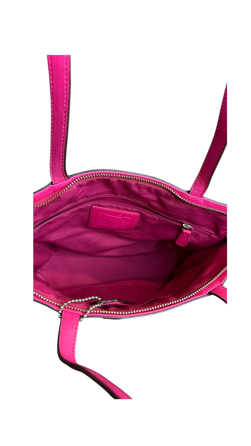 Pre-owned Coach pink leather tote bag 2013
