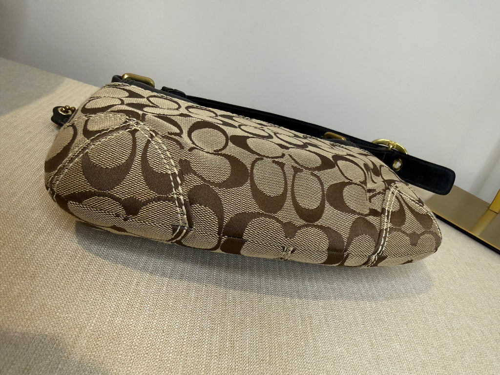 Pre-owned Coach Black Bleeker SoHo buckle shoulder bag 2007