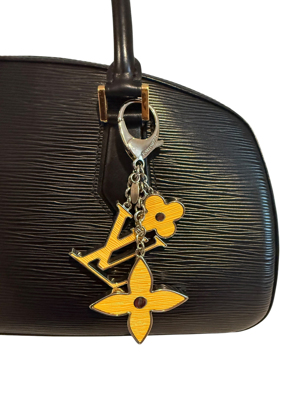 Pre-Owned Louis Vuitton Large Epi Yellow Bag charm