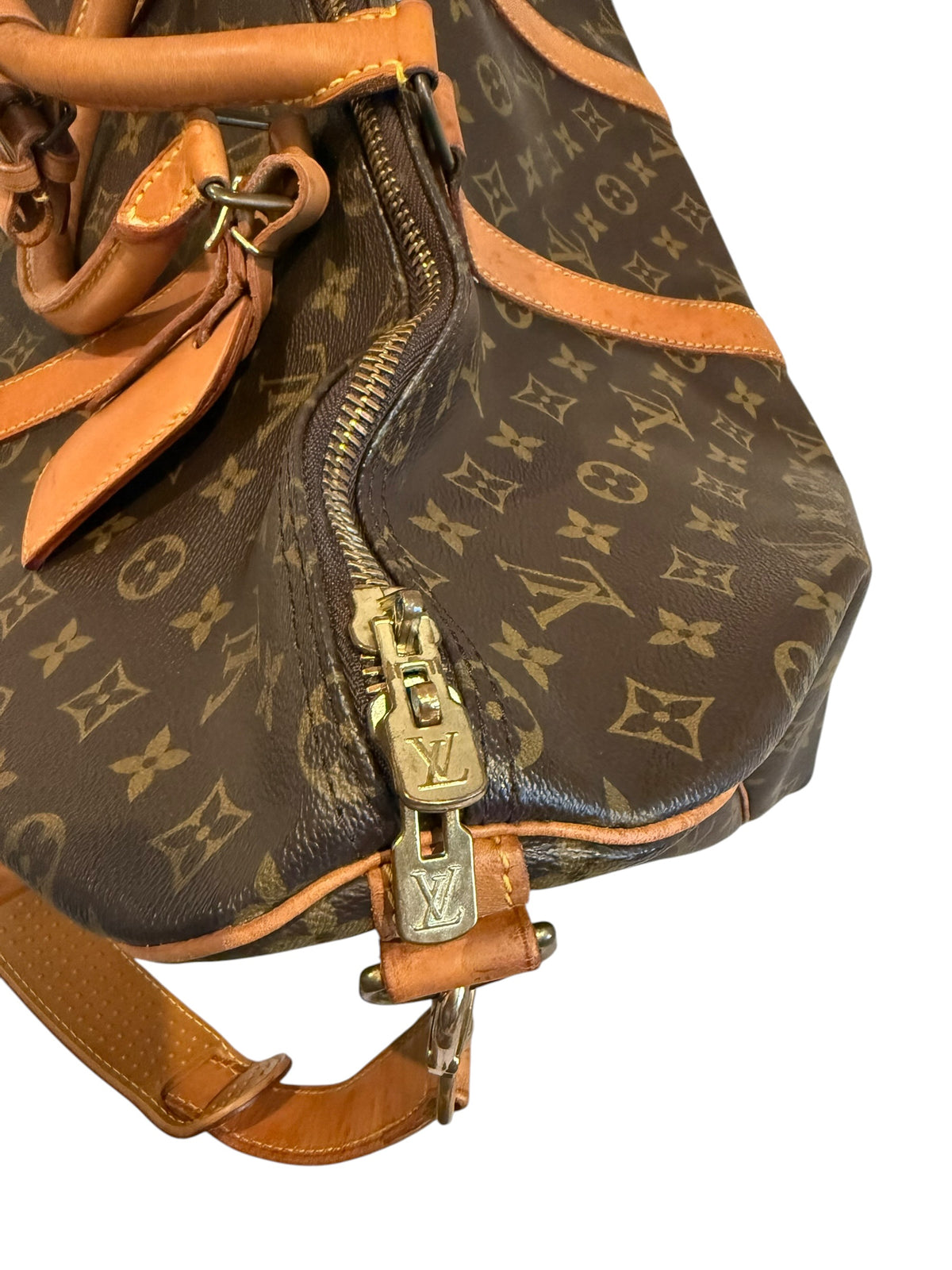 Pre-owned Louis Vuitton Monogram Keepall Bandouliere 50 1990
