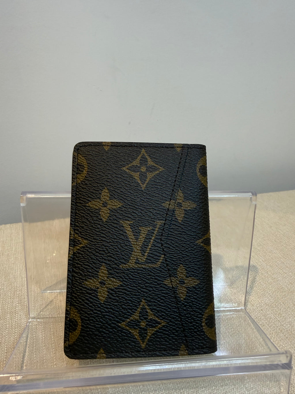 Pre-Owned Louis Vuitton Canvas Card Organizer Wallet