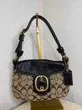 Pre-owned Coach Black Bleeker SoHo buckle shoulder bag 2007