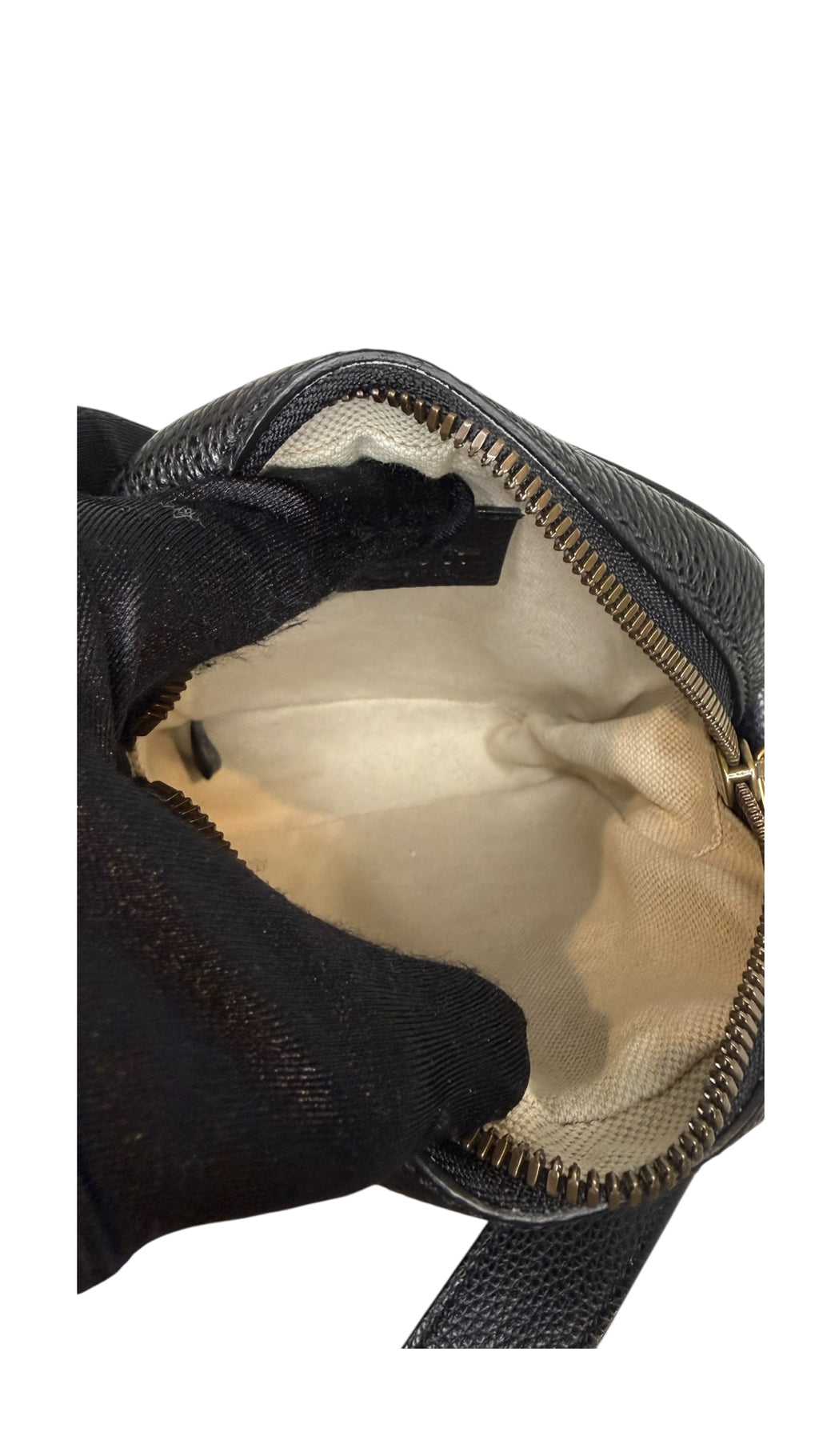 Pre-owned Gucci leather Small Sherry logo crossbody bag