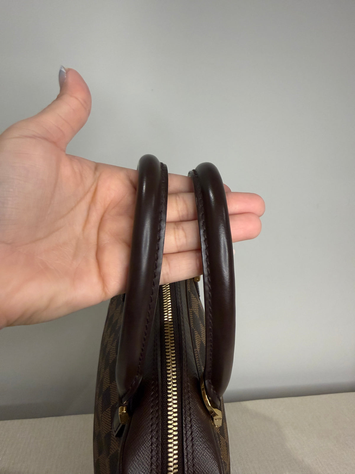 Pre-owned Louis Vuitton Damier Ebene Brera 2004