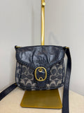 Pre-owned Coach Denim Bleeker Crossbody Bag 2008